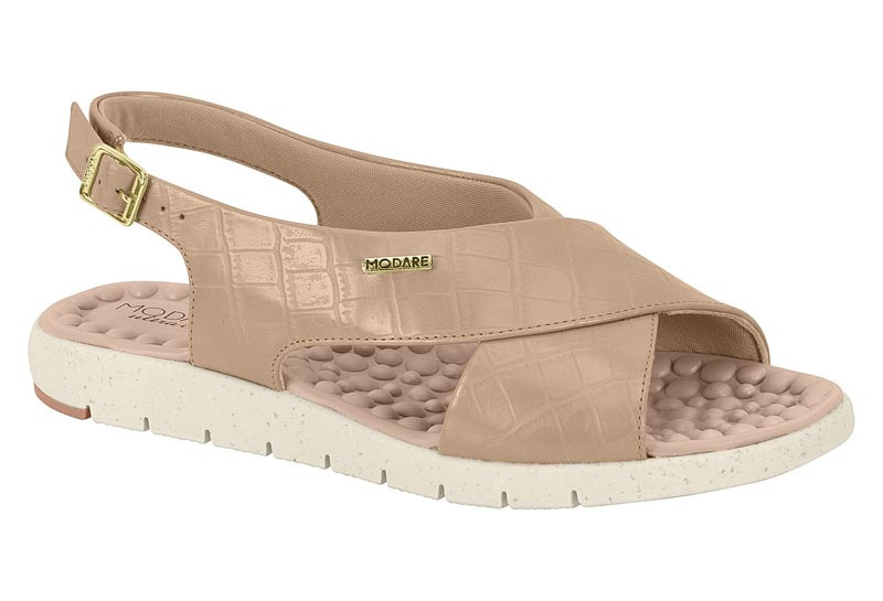 *7162-203 N.MODARE-G.25671-NAPA CROCO -C.29452-BEIGE-T.33/40