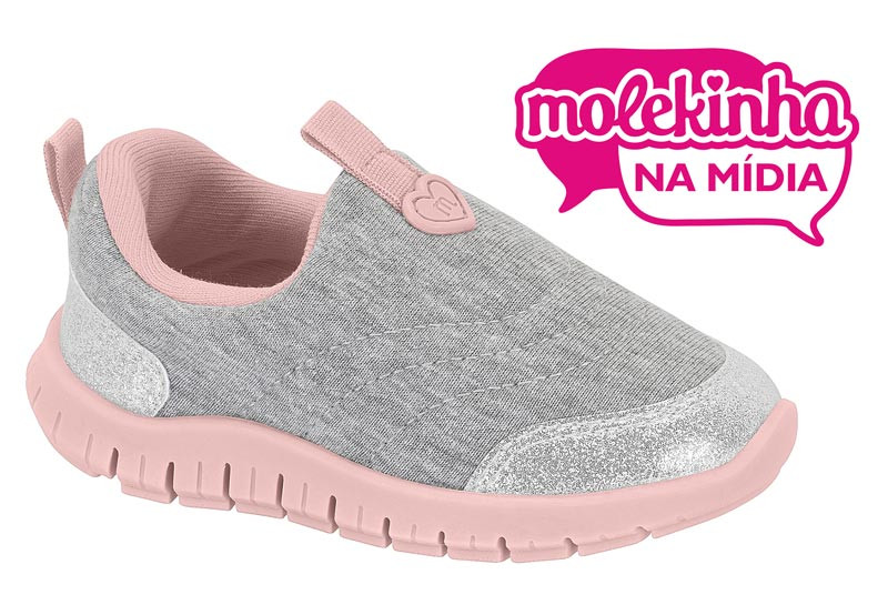 *2736-100 N.MOLEKINHA-G.28754-TECIDO MOLE-C.5099-GRIS/PLATA-T.17/25