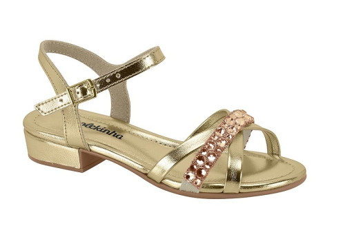 2318-150 MOLEKINHA-G.30701-BRILHO ITAL-C.35499-DORADO/BlAN-T.27/34