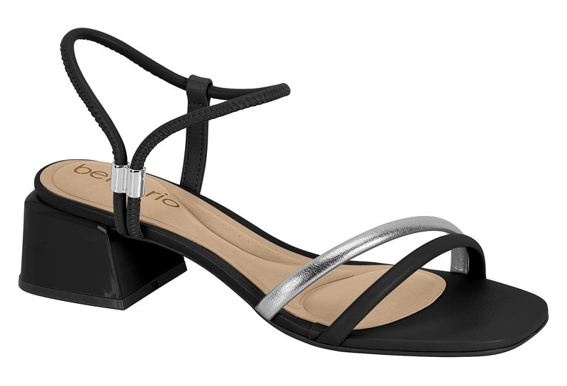 8423-228 BEIRA RIO-G.27634-T PTA PELE -C.17131-NEGRO/PLATA-T.34/40