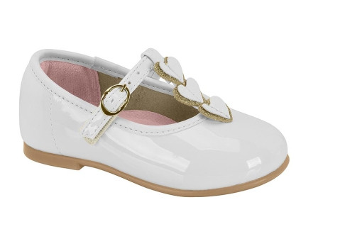 2106-1077 MOLEKINHA-G.15250-VERNIZ PREM-C.17165-BLANCO/DORA-T.17/25