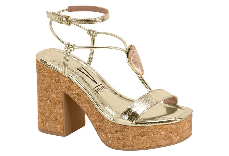 *6541-313 N.VIZZANO-G.31684-METAL MILAN-C.53019-DORADO/NATU-T.33/40