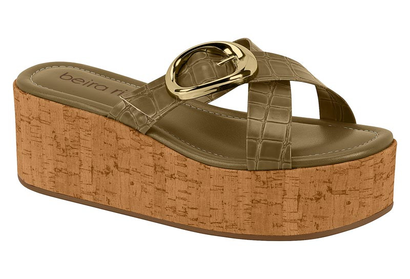 *8582-101 N.BEIRA RIO-G.31739-NAPA CROCO -C.110006-MULTI OLIV-T.33/40