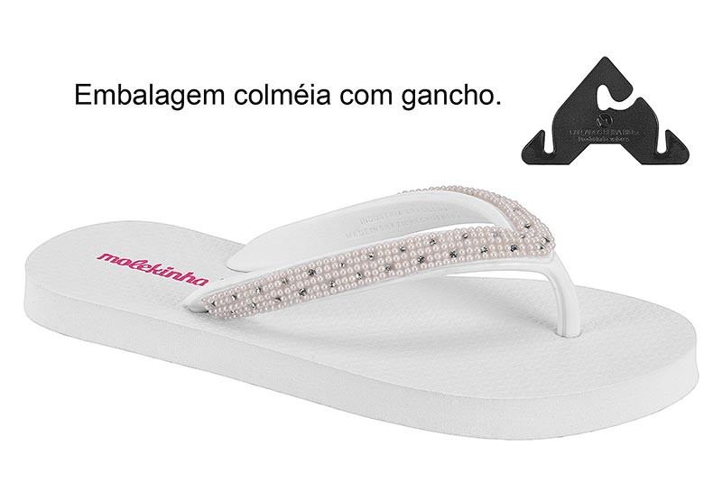 *2380-105 N.MOLEKINHA-G.1794-TIRA PVC-C.16072-BLANCO-T.26*35/36